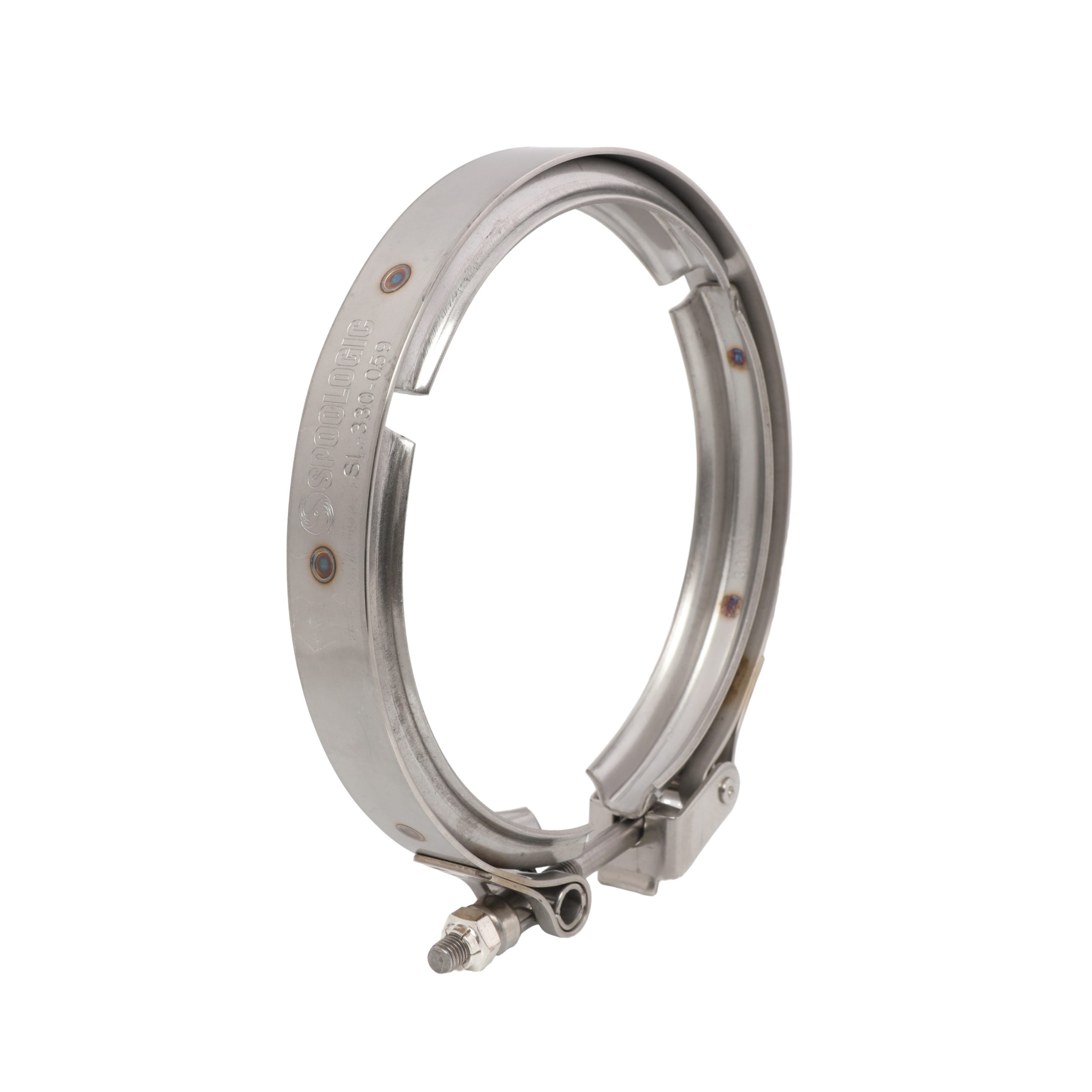 SPOOLOGIC Cast Iron Elbow to Downpipe V-Band Clamp