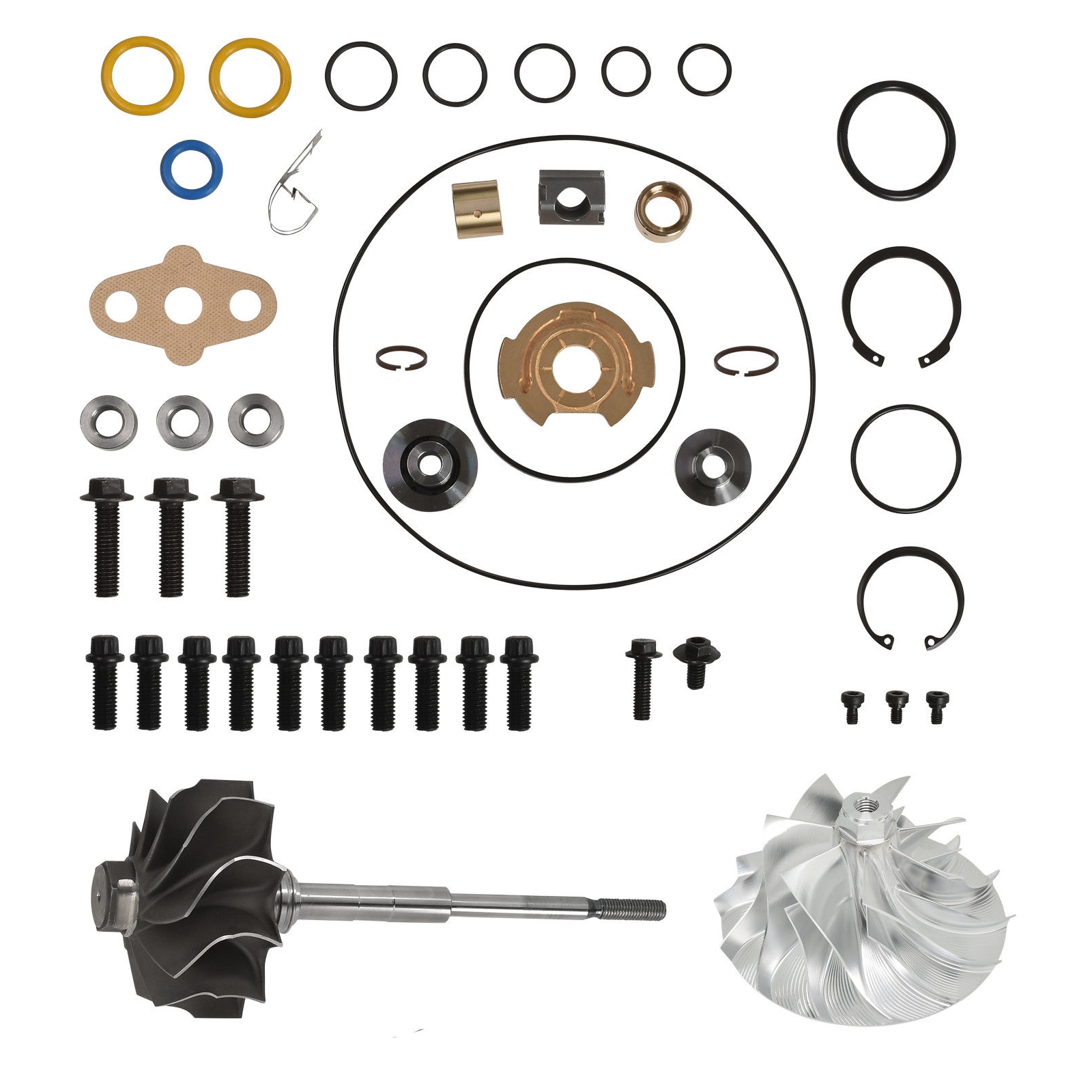 SPOOLOGIC Turbo Rebuild Kit Billet Wheel Turbine Shaft