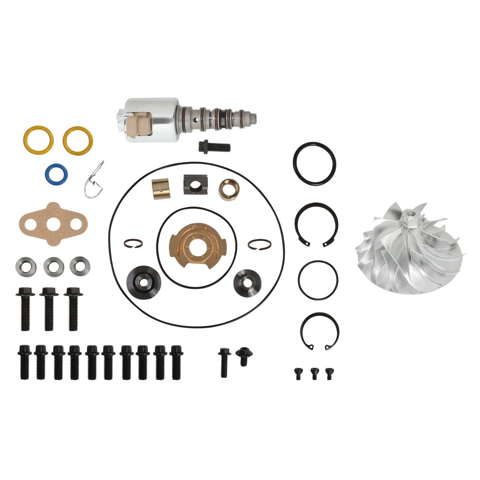 SPOOLOGIC Turbo Rebuild Kit Billet Wheel VGT Solenoid