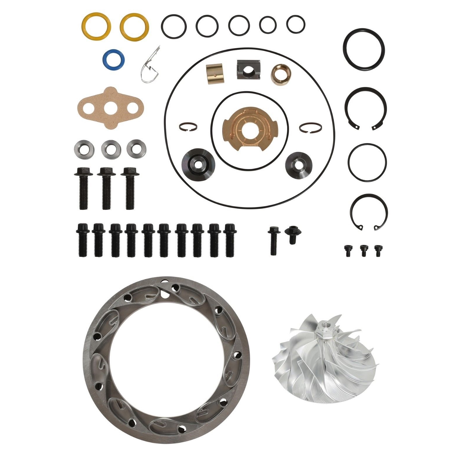 SPOOLOGIC Turbo Rebuild Kit Billet Wheel Unison Ring 13.2mm Vanes