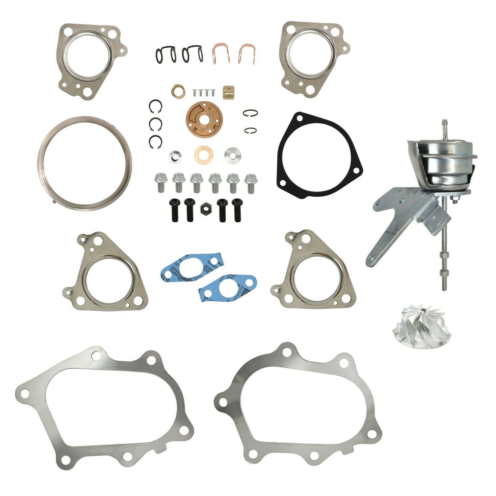 SPOOLOGIC Turbo Rebuild Kit Billet Wheel Wastegate Actuator