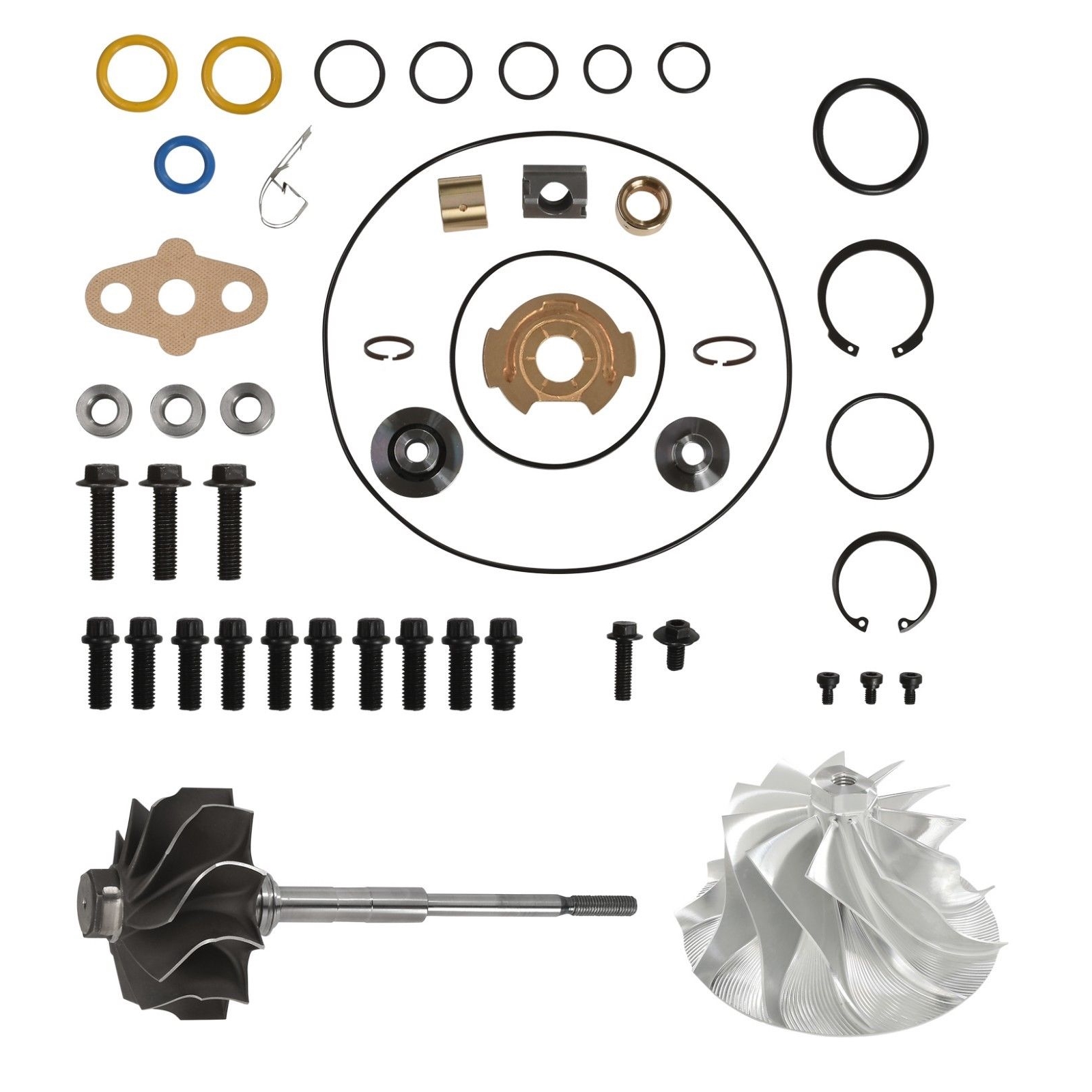 SPOOLOGIC Turbo Rebuild Kit 11 Billet Wheel Turbine Shaft