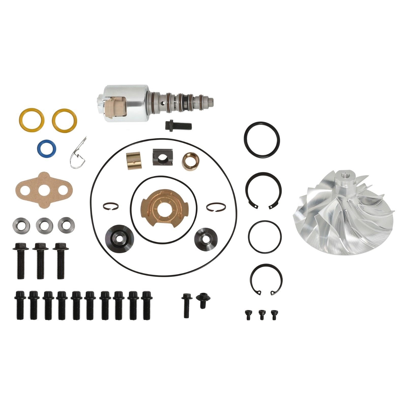 SPOOLOGIC Turbo Rebuild Kit 6+6 Billet Wheel VGT Solenoid